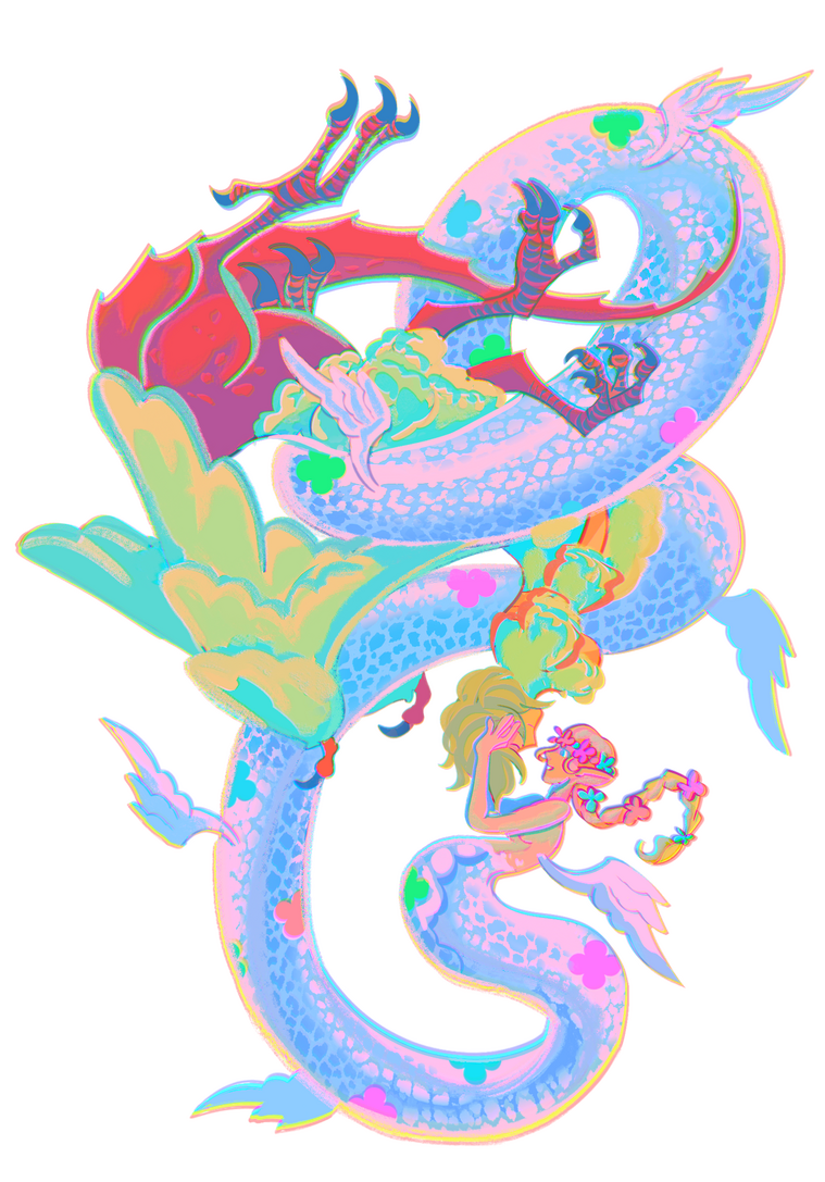 Chimera Falin and Coatl Marcille sticker - Wings of Desire (2025)