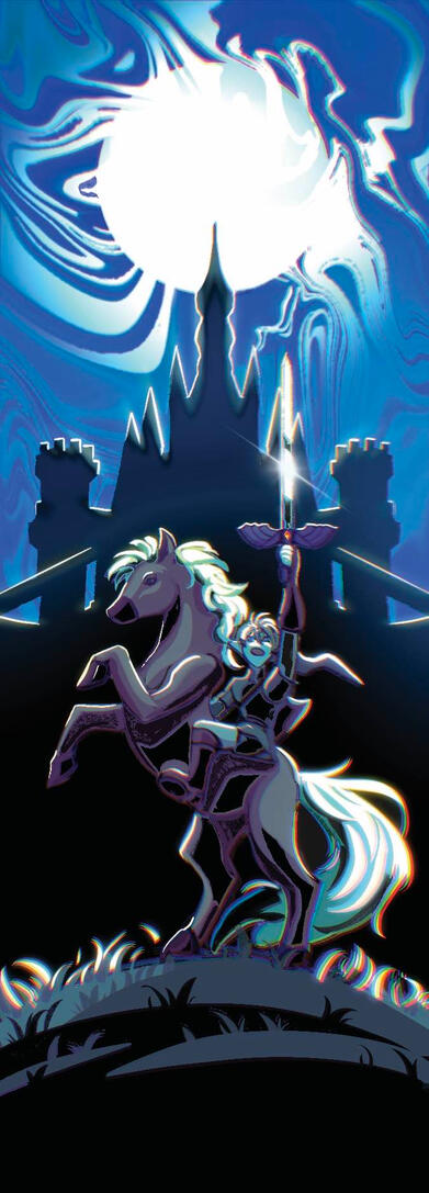 Link/Midna double sided bookmark front - Near Dawn (2024)